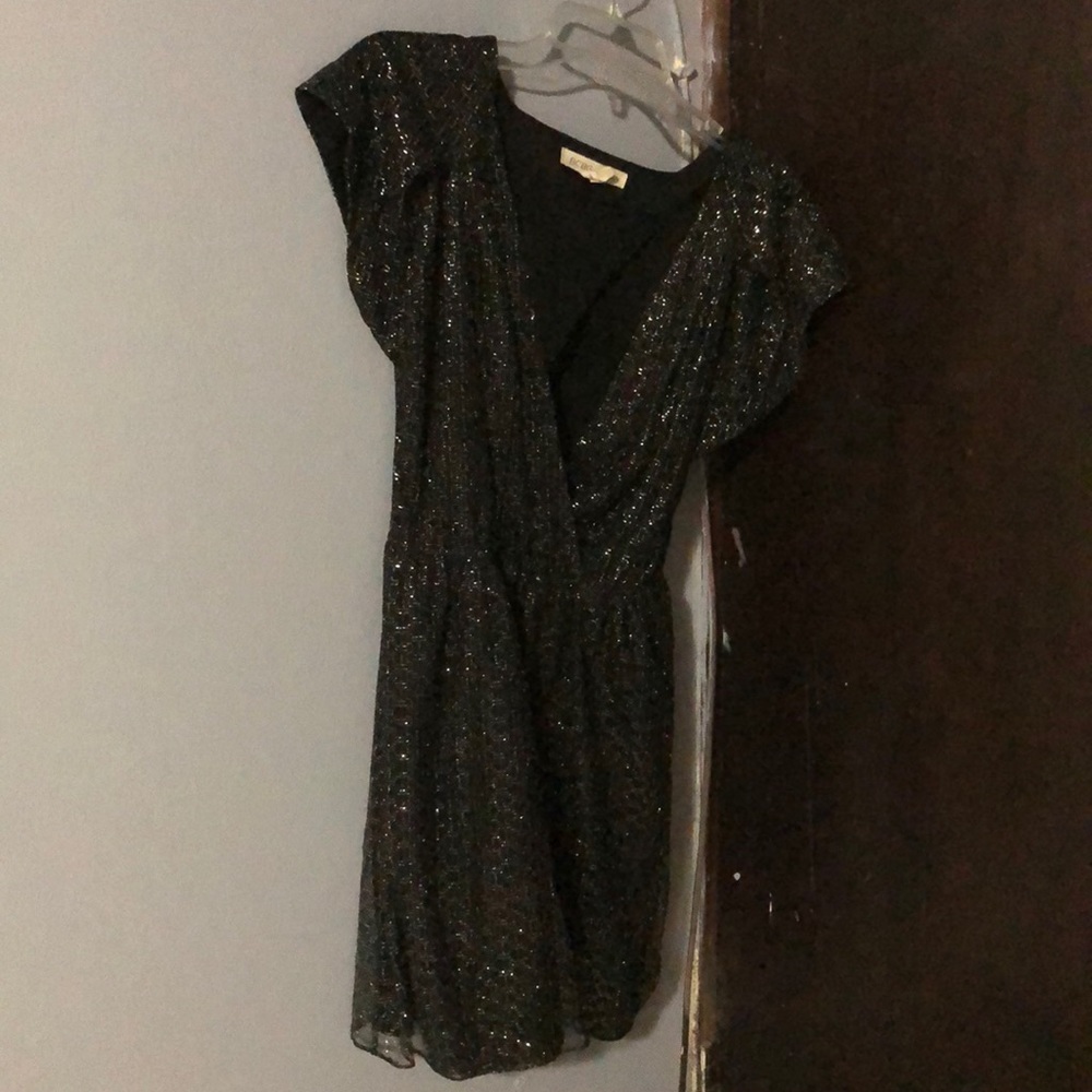 BCBGeneration low cut/cut out back black dress